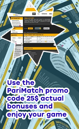 Actual parimatch promo code 25$