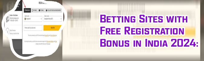 Signup bonus betting site